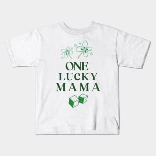 One Lucky Mama Mom Kids T-Shirt